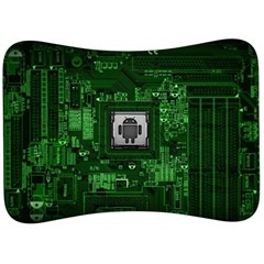 Technology Computer Chip Electronics Industry Circuit Board Velour Seat Head Rest Cushion by Bakwanart