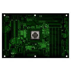 Technology Computer Chip Electronics Industry Circuit Board Banner And Sign 6  X 4  by Bakwanart