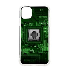 Technology Computer Chip Electronics Industry Circuit Board Iphone 11 Tpu Uv Print Case by Bakwanart