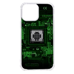 Technology Computer Chip Electronics Industry Circuit Board Iphone 13 Pro Max Tpu Uv Print Case by Bakwanart