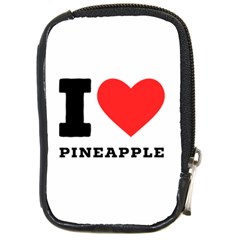 I Love Pineapple Compact Camera Leather Case by ilovewhateva