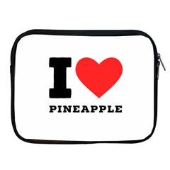 I Love Pineapple Apple Ipad 2/3/4 Zipper Cases by ilovewhateva