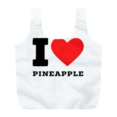 I Love Pineapple Full Print Recycle Bag (l) by ilovewhateva