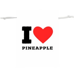 I Love Pineapple Lightweight Drawstring Pouch (xl) by ilovewhateva