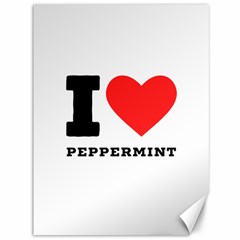 I Love Peppermint Canvas 36  X 48  by ilovewhateva