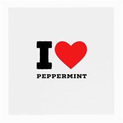 I Love Peppermint Medium Glasses Cloth (2 Sides) by ilovewhateva