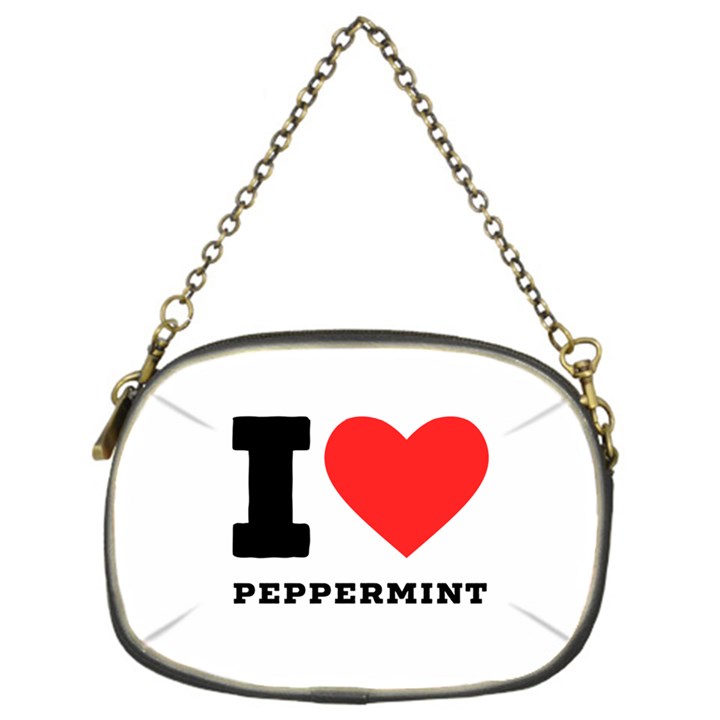 I love peppermint Chain Purse (One Side)