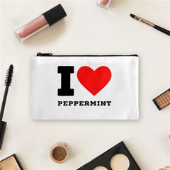 I Love Peppermint Cosmetic Bag (small) by ilovewhateva