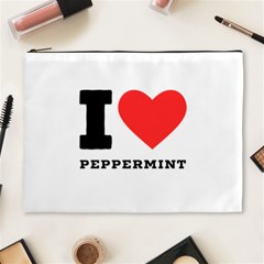 I Love Peppermint Cosmetic Bag (xl) by ilovewhateva