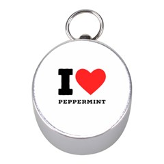 I Love Peppermint Mini Silver Compasses by ilovewhateva