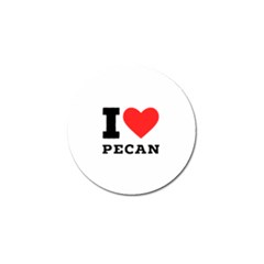 I Love Pecan Golf Ball Marker (4 Pack) by ilovewhateva