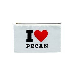 I Love Pecan Cosmetic Bag (small) by ilovewhateva