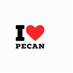 I Love Pecan Small Garden Flag (two Sides) by ilovewhateva