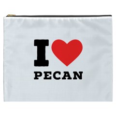 I Love Pecan Cosmetic Bag (xxxl) by ilovewhateva