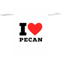 I Love Pecan Lightweight Drawstring Pouch (xl) by ilovewhateva