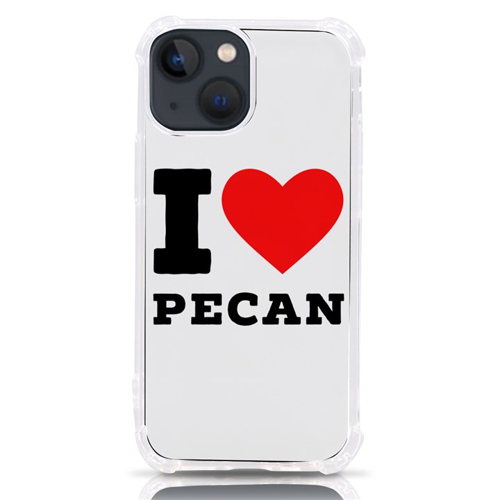 I love pecan iPhone 13 mini TPU UV Print Case