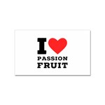 I love passion fruit Sticker (Rectangular) Front