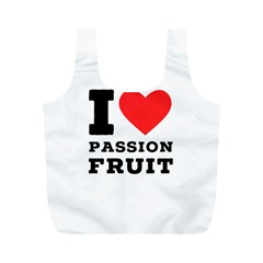 I Love Passion Fruit Full Print Recycle Bag (m) by ilovewhateva