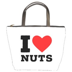 I Love Nuts Bucket Bag by ilovewhateva