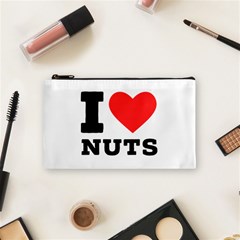 I Love Nuts Cosmetic Bag (small) by ilovewhateva