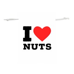 I Love Nuts Lightweight Drawstring Pouch (m) by ilovewhateva