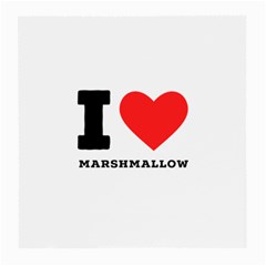 I Love Marshmallow  Medium Glasses Cloth by ilovewhateva