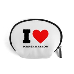 I Love Marshmallow  Accessory Pouch (small) by ilovewhateva