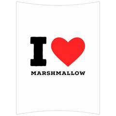 I Love Marshmallow  Back Support Cushion by ilovewhateva