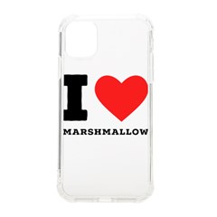 I Love Marshmallow  Iphone 11 Tpu Uv Print Case by ilovewhateva