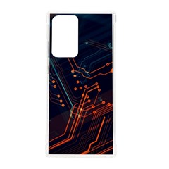 Abstract Colorful Circuit Samsung Galaxy Note 20 Ultra Tpu Uv Case by Bakwanart