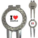 I love maple 3-in-1 Golf Divots Front