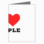 I love maple Greeting Cards (Pkg of 8) Left