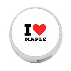 I Love Maple 4-port Usb Hub (one Side) by ilovewhateva