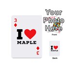 I love maple Playing Cards 54 Designs (Mini) Front - Diamond3