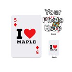 I love maple Playing Cards 54 Designs (Mini) Front - Diamond5