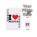 I love maple Playing Cards 54 Designs (Mini) Front - Joker1