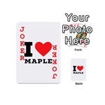 I love maple Playing Cards 54 Designs (Mini) Front - Joker2