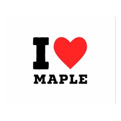 I Love Maple Two Sides Premium Plush Fleece Blanket (large) by ilovewhateva