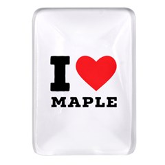 I Love Maple Rectangular Glass Fridge Magnet (4 Pack) by ilovewhateva