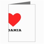 I love macadamia Greeting Cards (Pkg of 8) Left