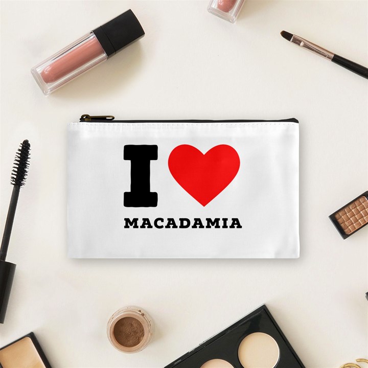 I love macadamia Cosmetic Bag (Small)