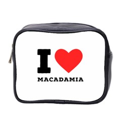 I Love Macadamia Mini Toiletries Bag (two Sides) by ilovewhateva