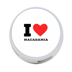 I Love Macadamia 4-port Usb Hub (one Side) by ilovewhateva