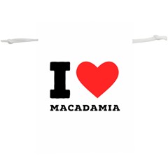 I Love Macadamia Lightweight Drawstring Pouch (xl) by ilovewhateva