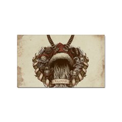 Christmas Dark Demon Evil Horror Krampus Sticker Rectangular (10 Pack) by Bakwanart