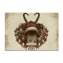 Christmas Dark Demon Evil Horror Krampus Sticker A4 (10 Pack)