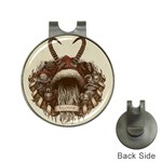 Christmas Dark Demon Evil Horror Krampus Hat Clips with Golf Markers Front