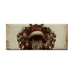 Christmas Dark Demon Evil Horror Krampus Hand Towel by Bakwanart