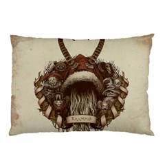 Christmas Dark Demon Evil Horror Krampus Pillow Case by Bakwanart