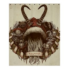 Christmas Dark Demon Evil Horror Krampus Shower Curtain 60  X 72  (medium) 